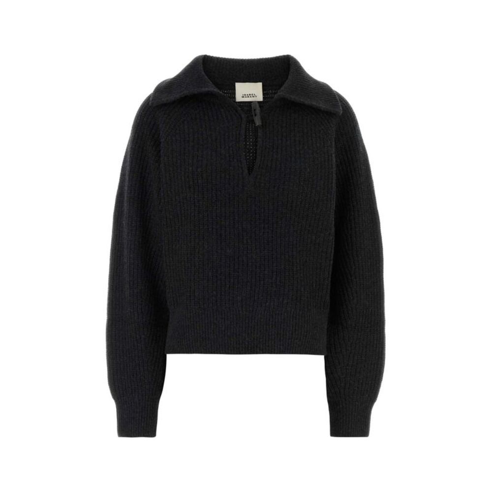 Isabel Marant Women Charcoal Wool Blend Miranda Sweater